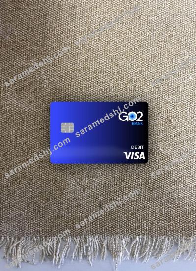 GO2 bank visa debit card photolook front